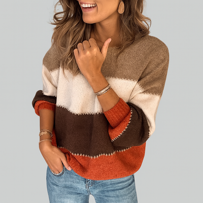 Erika - Bequemer gestreifter Pullover