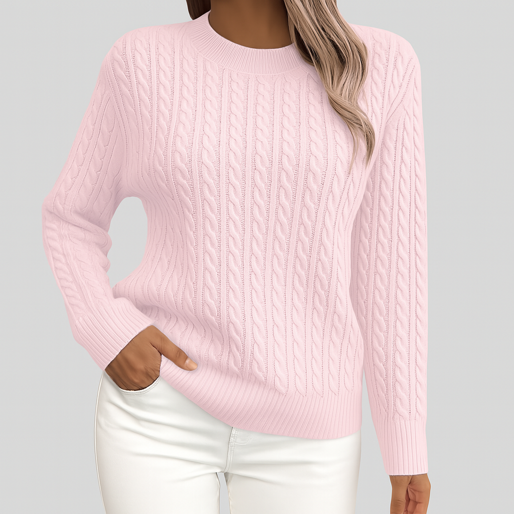 Bernila – Strickpullover mit Zopfmuster