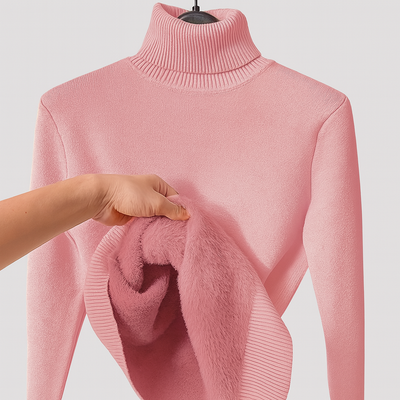 Zoe - Eleganter Pullover mit Hohem Kragen