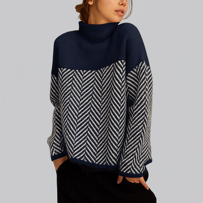 Isabelle - Pullover mit Stehkragen