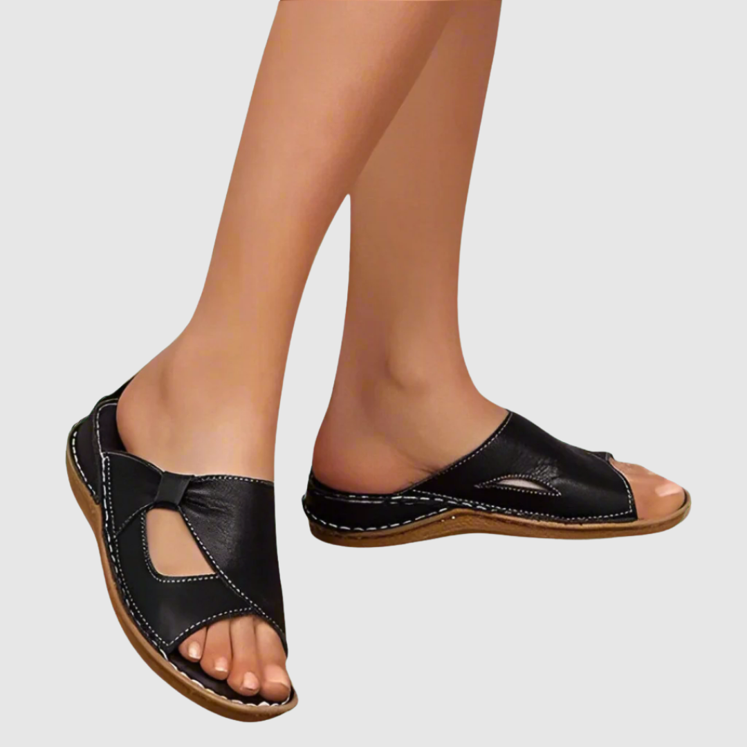Yvonne - Bequeme Sandalen aus Leder