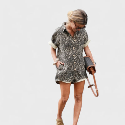 Nonette - Hemdkleid mit Leopardenmuster
