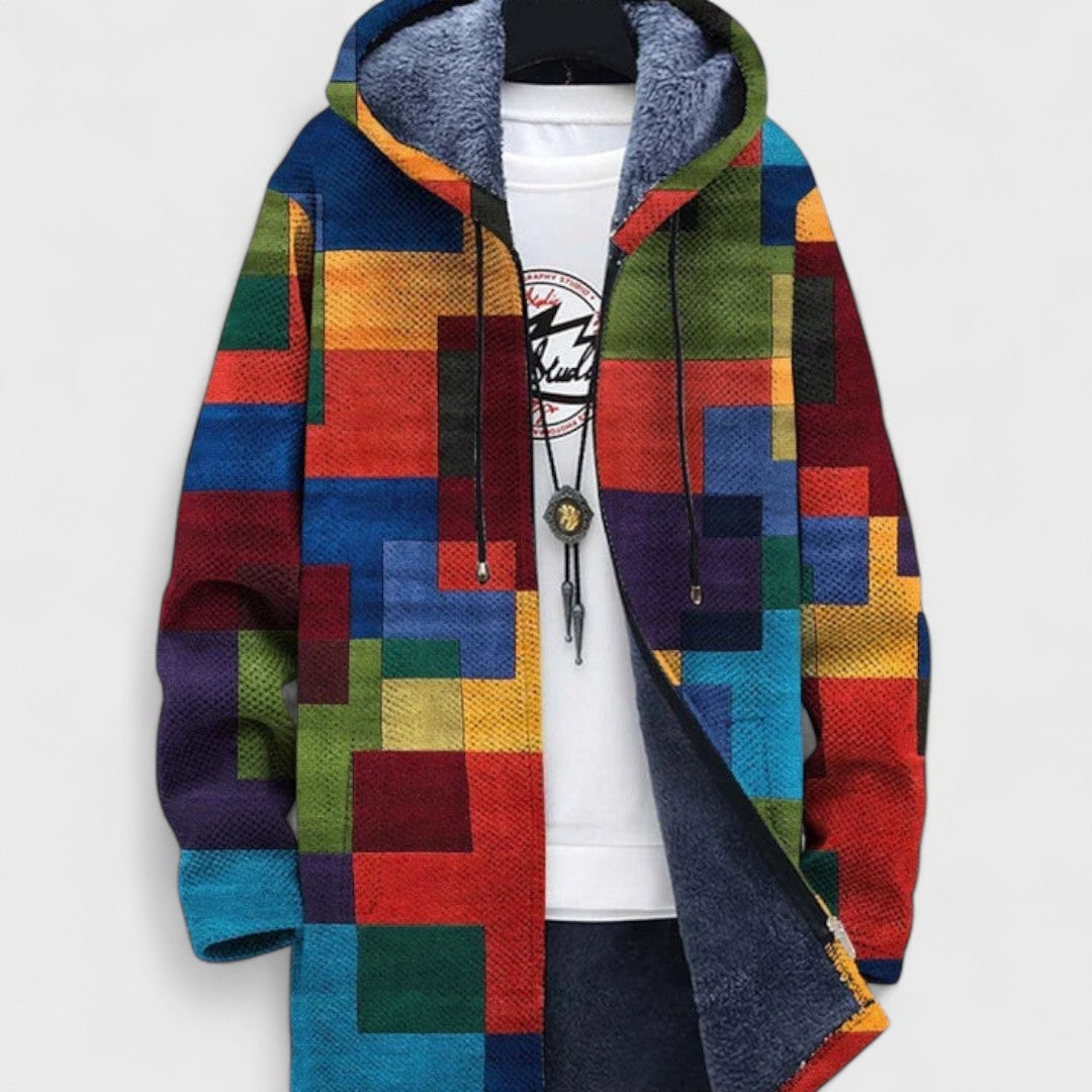 Sam - Luxus-Cardigan inspiriert von Kunst