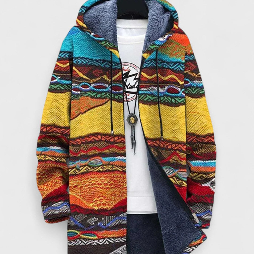 Sam - Luxus-Cardigan inspiriert von Kunst