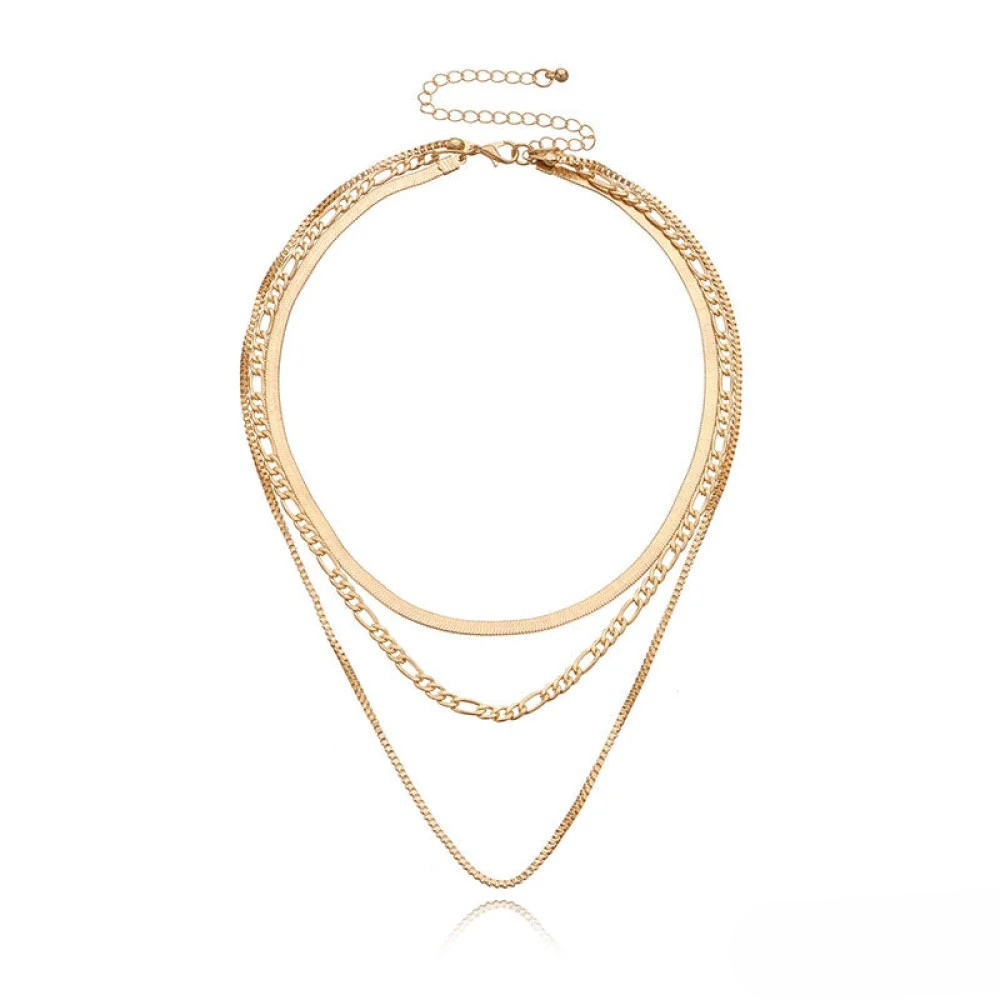 Noara – Vintage-Stil Dreilagige Halskette