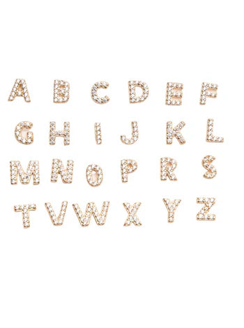 Mikhaela | Ohrringe Buchstabe aus 18k Gold
