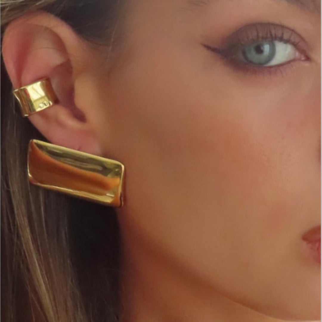 Jona – Geometrische Ohrringe mit auffälligem Stil