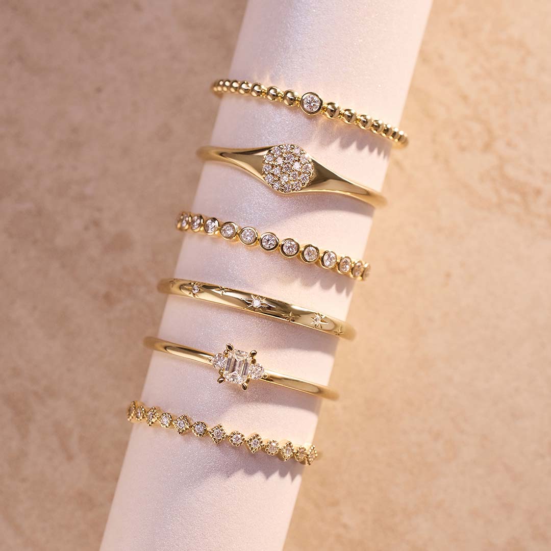 Isavianne | Diamantring aus 18K Gold
