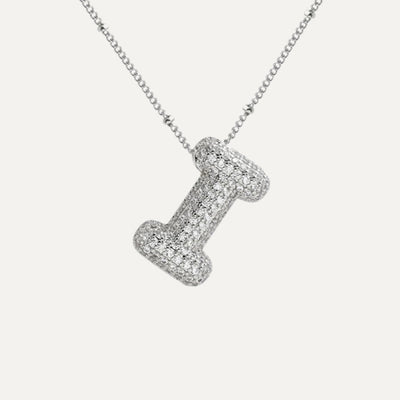 Savannah | Halskette mit Buchstaben in Diamantblase