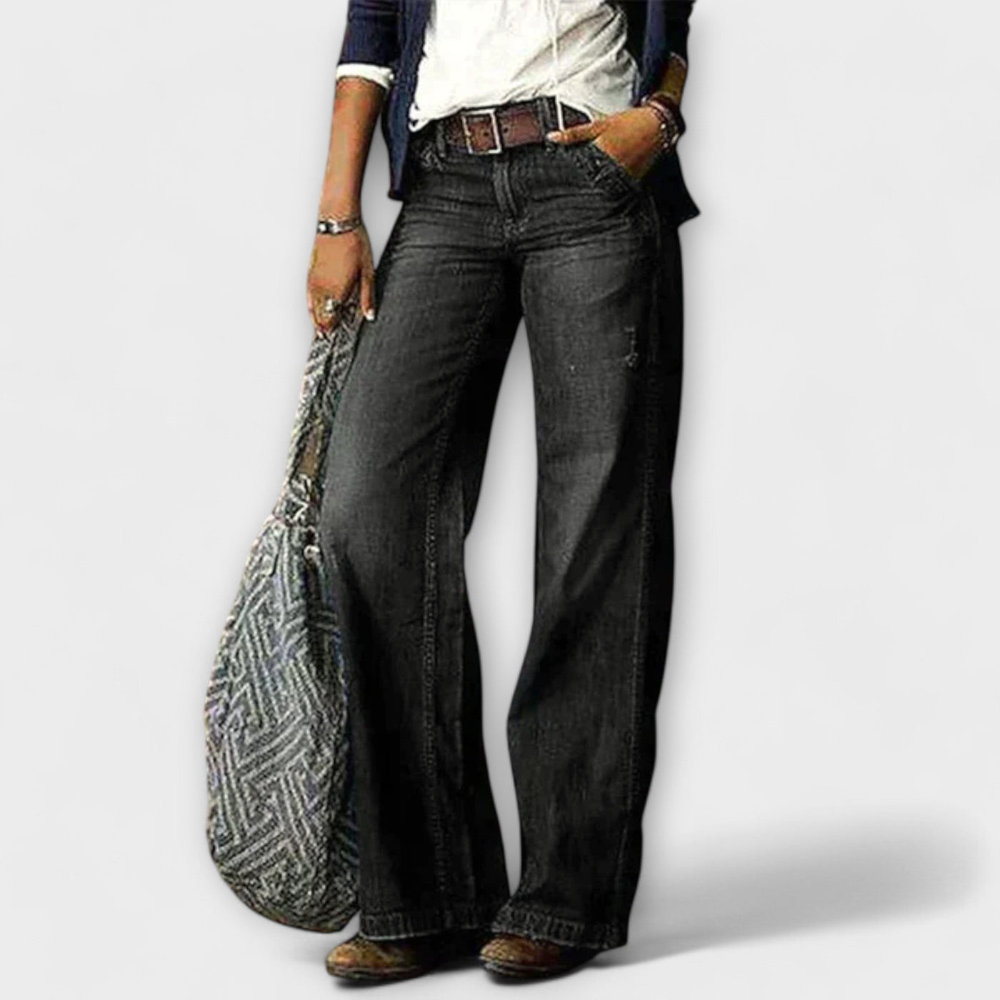 Cess - Denim-Hosen mit weitem Bein