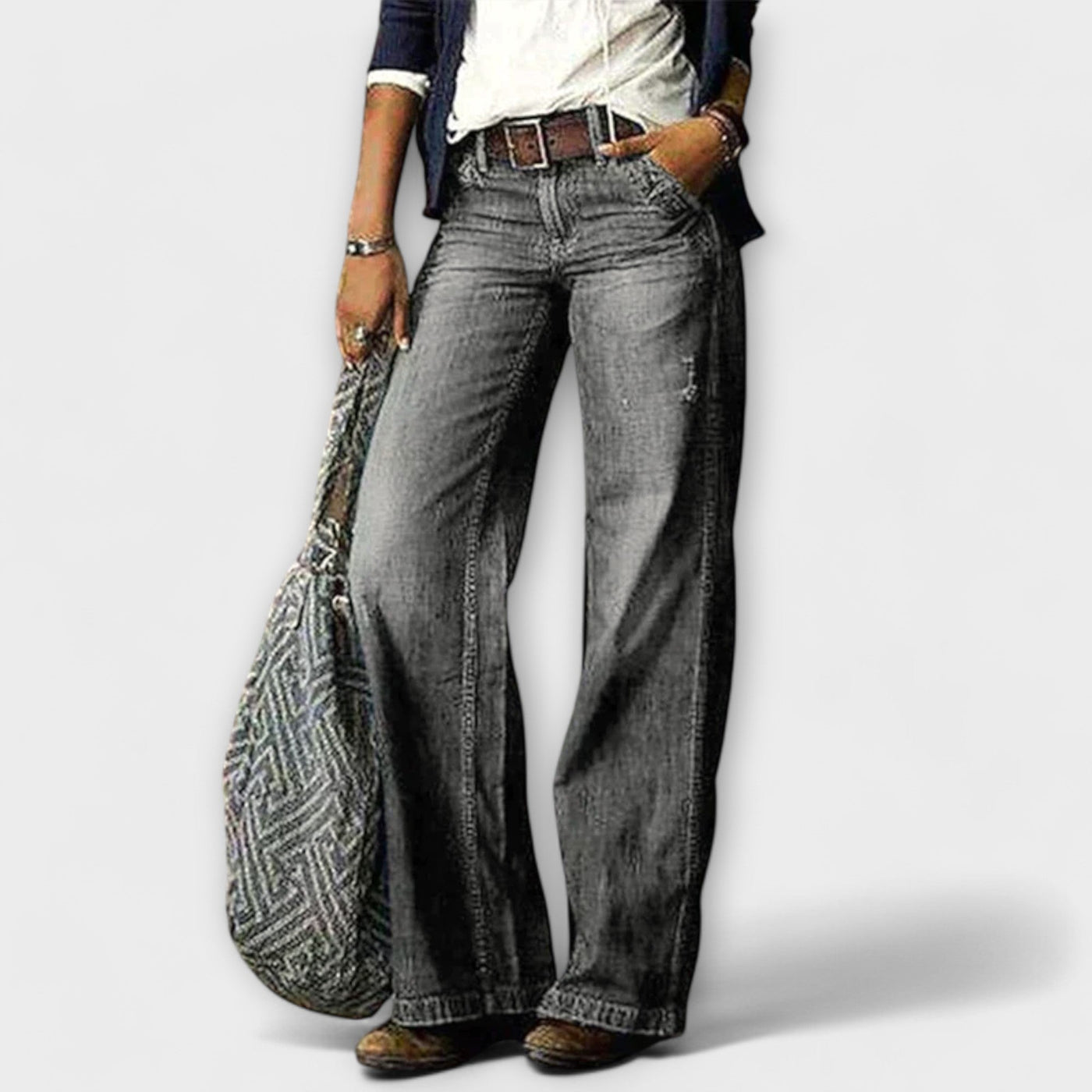Cess - Denim-Hosen mit weitem Bein