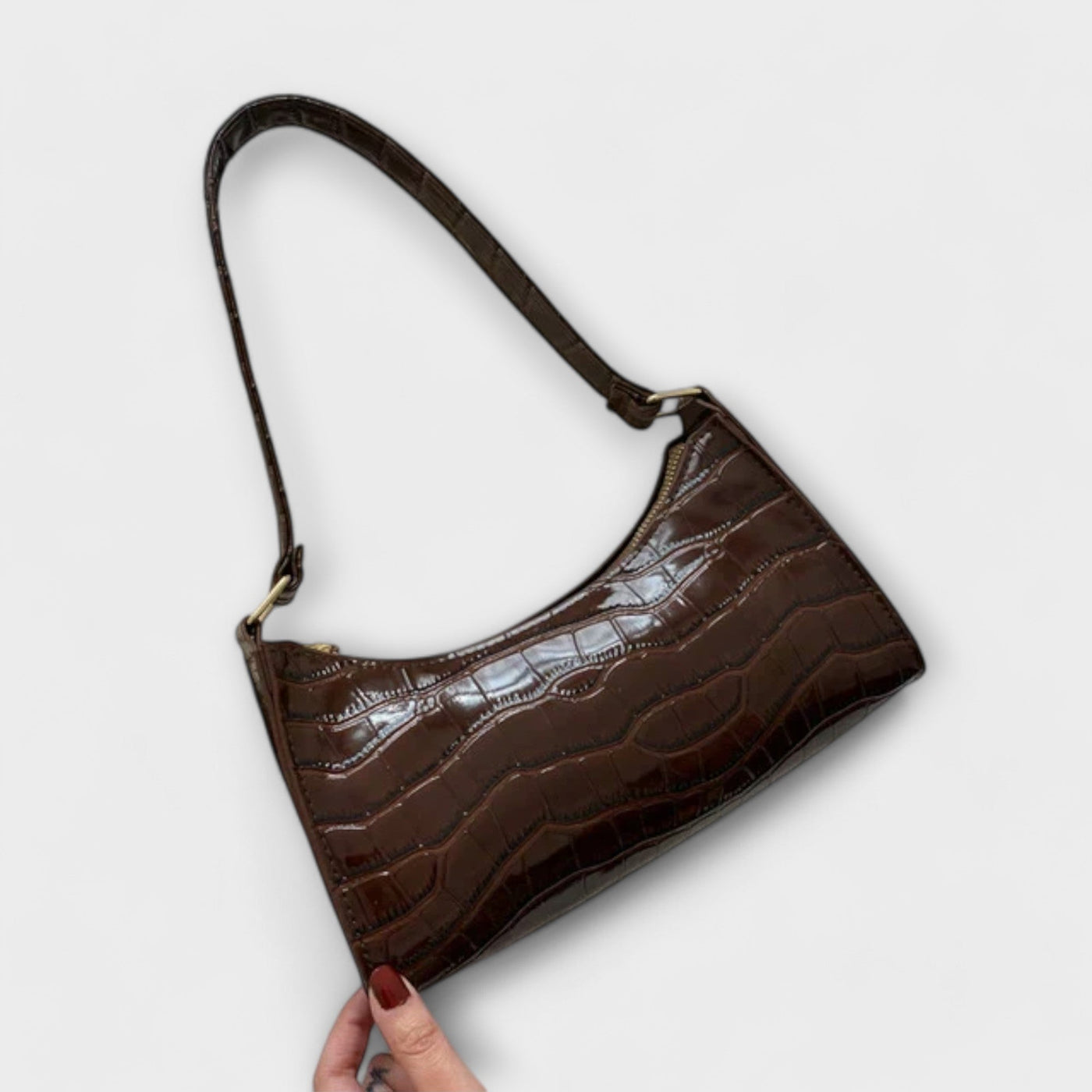 Gianna Boutique - Glänzende Lederhandtasche