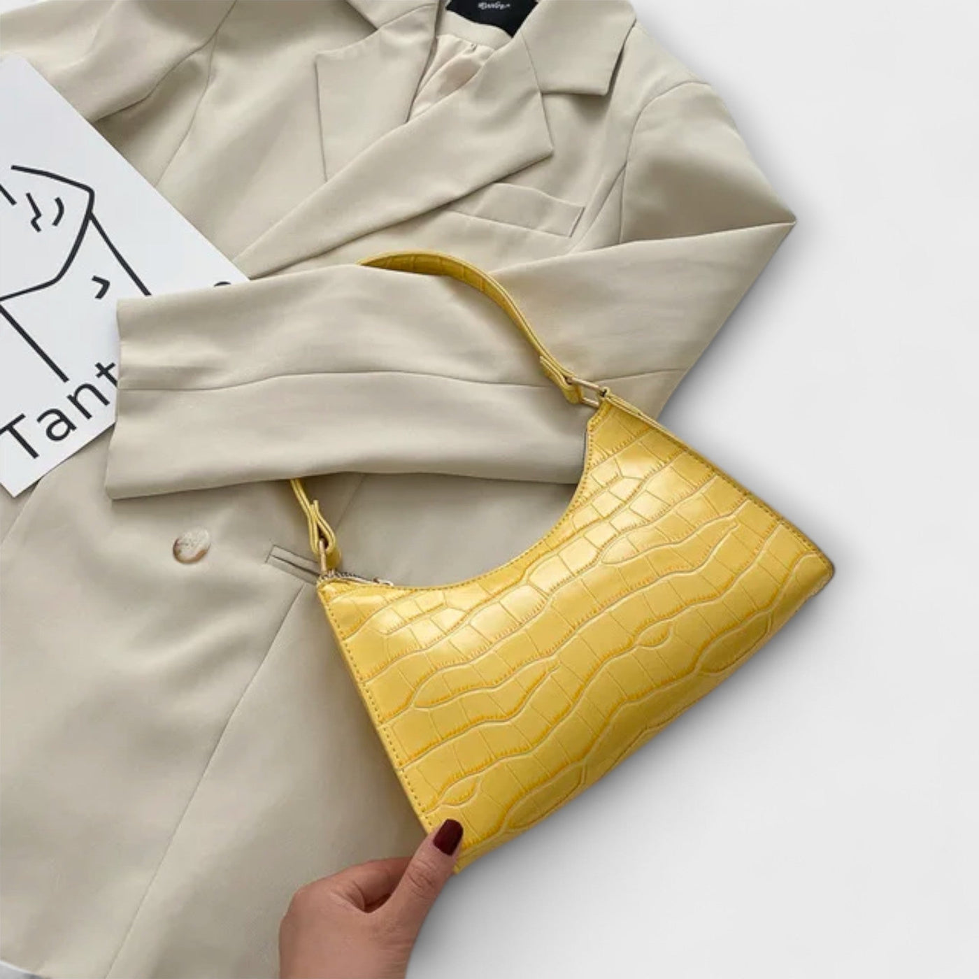 Gianna Boutique - Glänzende Lederhandtasche
