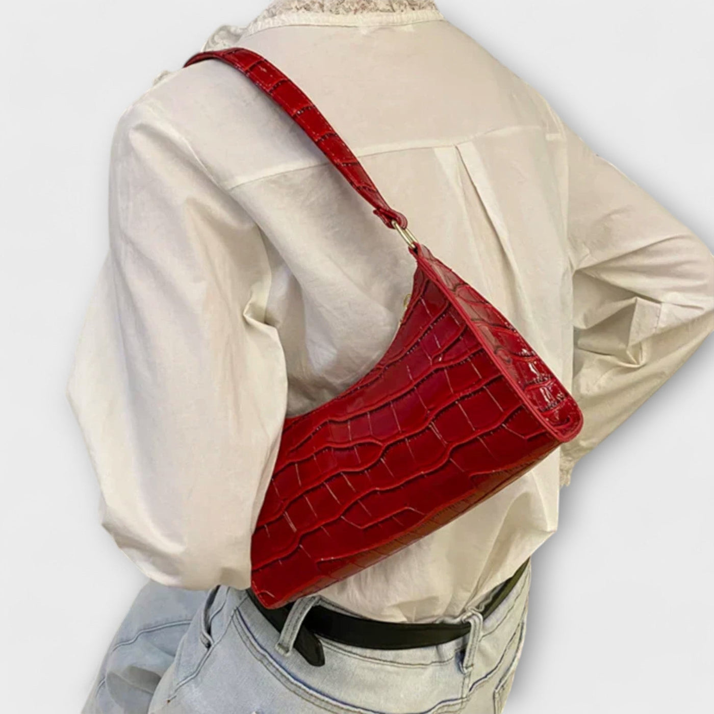 Gianna Boutique - Glänzende Lederhandtasche