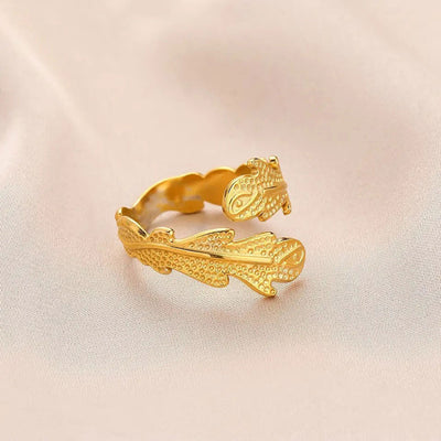 Janirelle | Ring aus 18K Goldkoralle