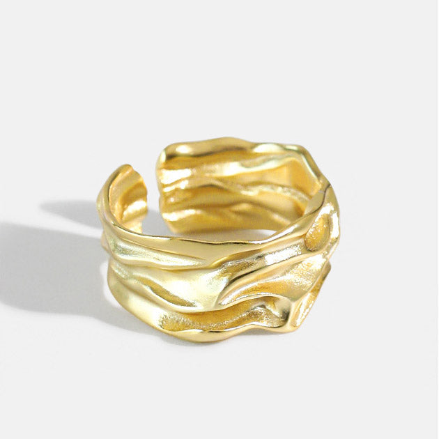 Jaylinette | Großes 18K Goldring
