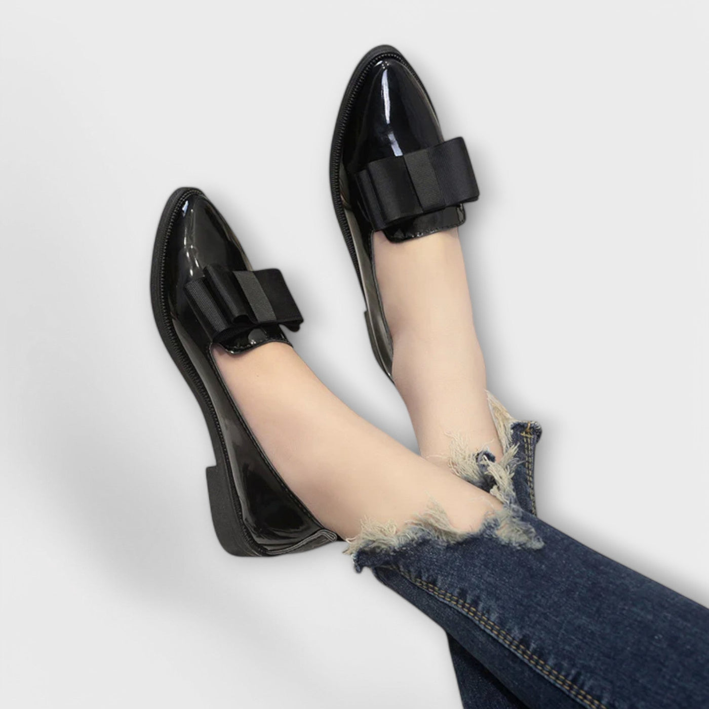Heidi - Elegante Mokassins mit Schleife