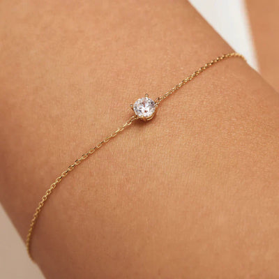 Dalynette | Armband mit Moissanite-Steinen aus 14k Gold