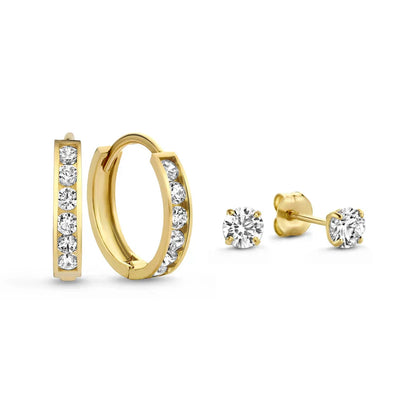 Syrenellee | Set von Ohrringen aus 14k Gold