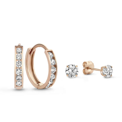 Syrenellee | Set von Ohrringen aus 14k Gold