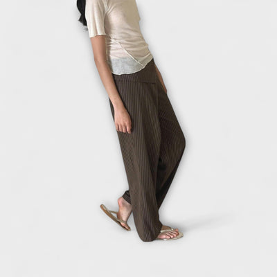 Julia - Faltbare Streifenhose