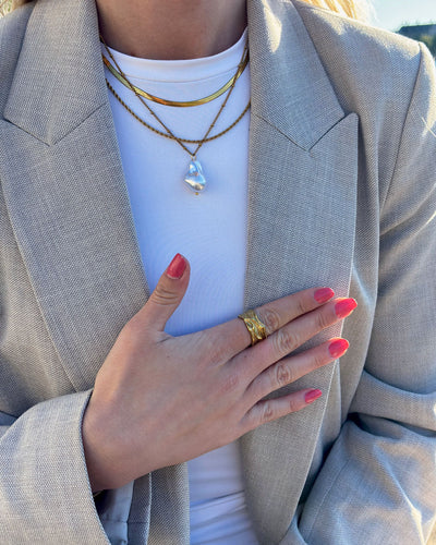 Jaylinette | Großes 18K Goldring