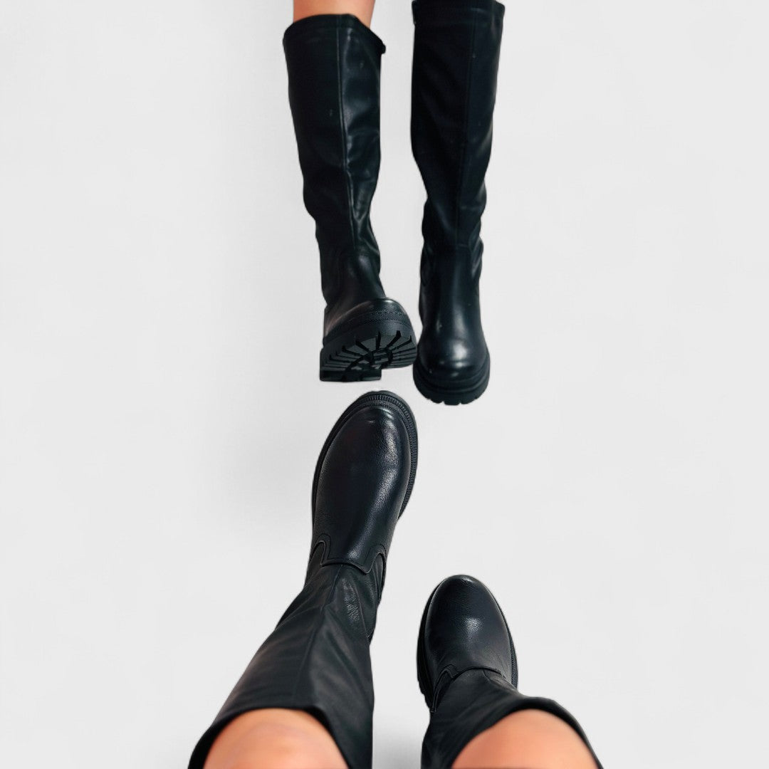 Carlita - Hohe Stiefel Anetta Schwarz