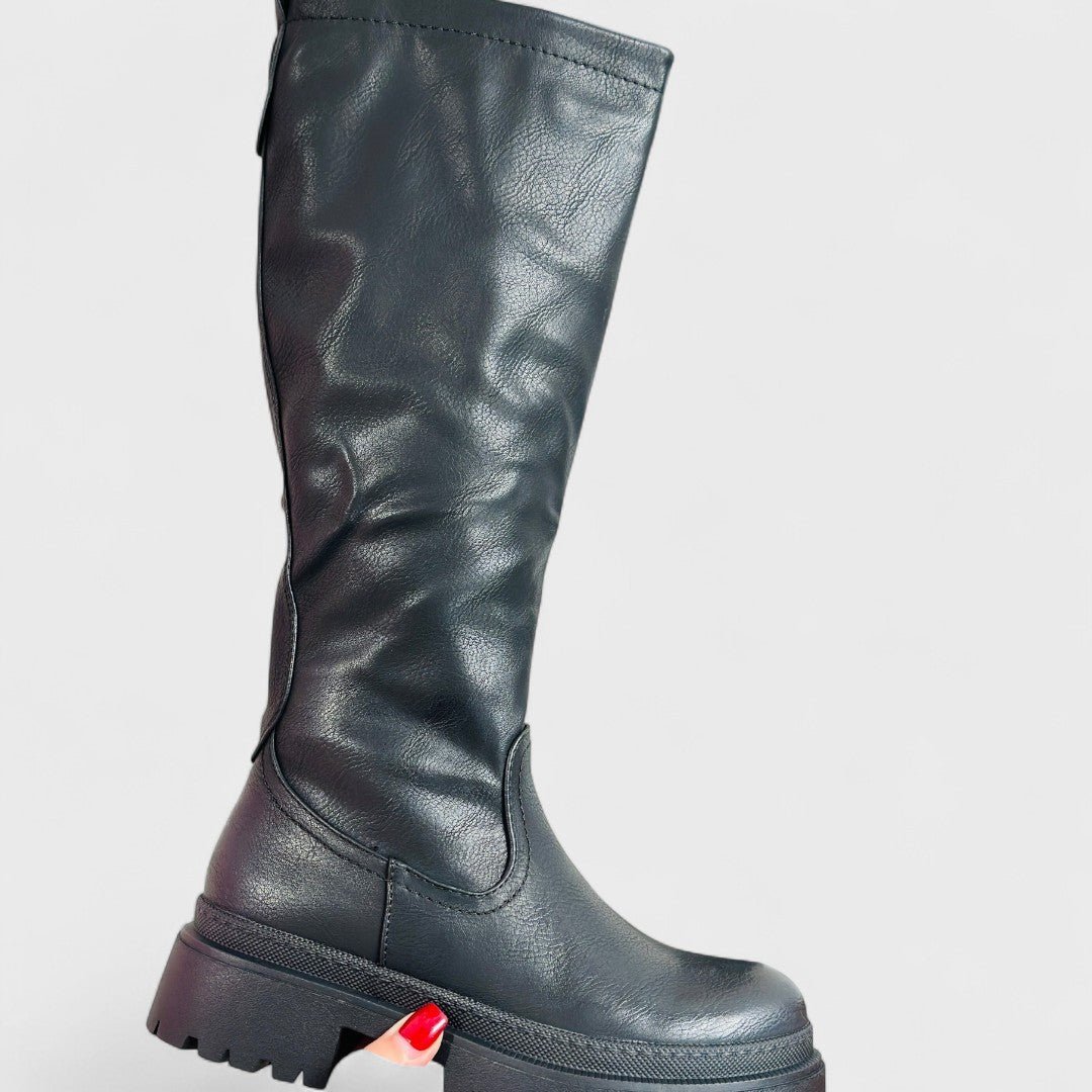 Carlita - Hohe Stiefel Anetta Schwarz