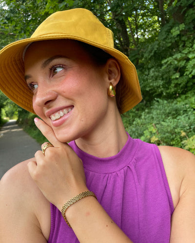 Jaylinette | Großes 18K Goldring