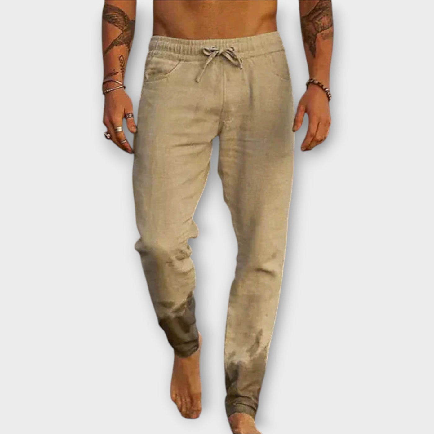 Leinen Strandhose