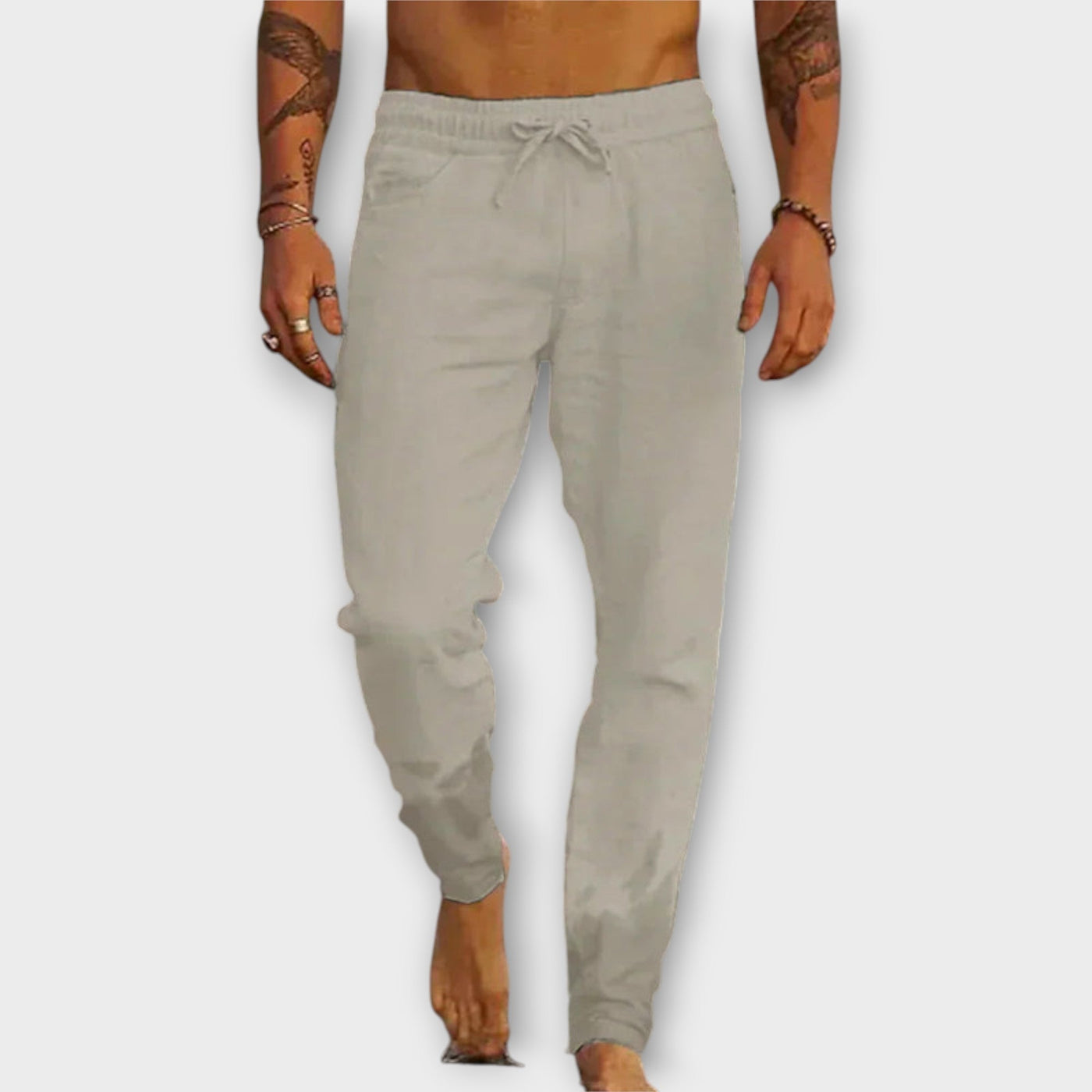 Leinen Strandhose