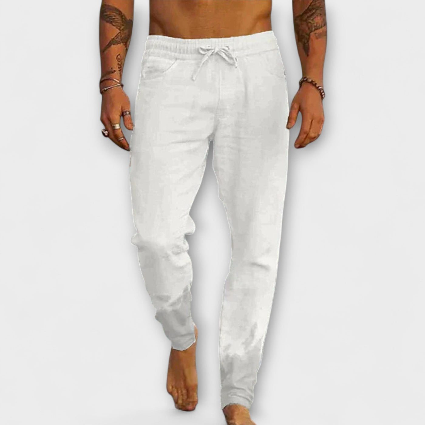 Leinen Strandhose