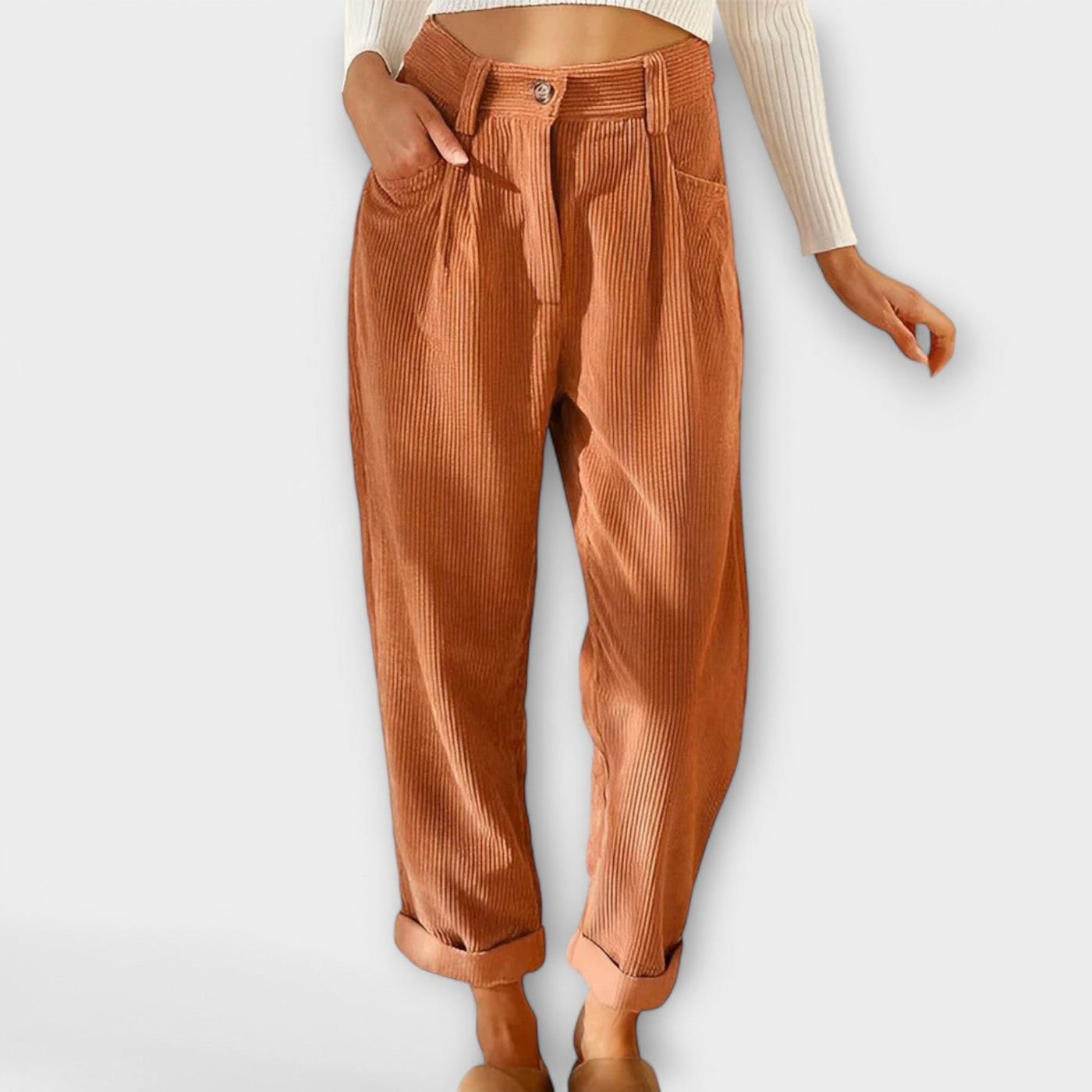 Jana - Moderne Samt-Hosen
