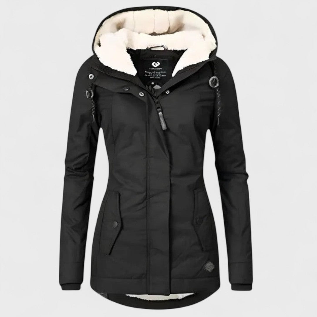 Amélie - Wasserfeste Winterjacke mit Kapuze