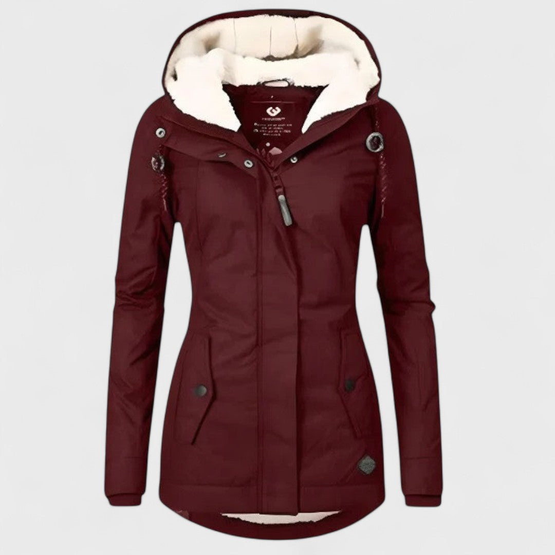 Amélie - Wasserfeste Winterjacke mit Kapuze