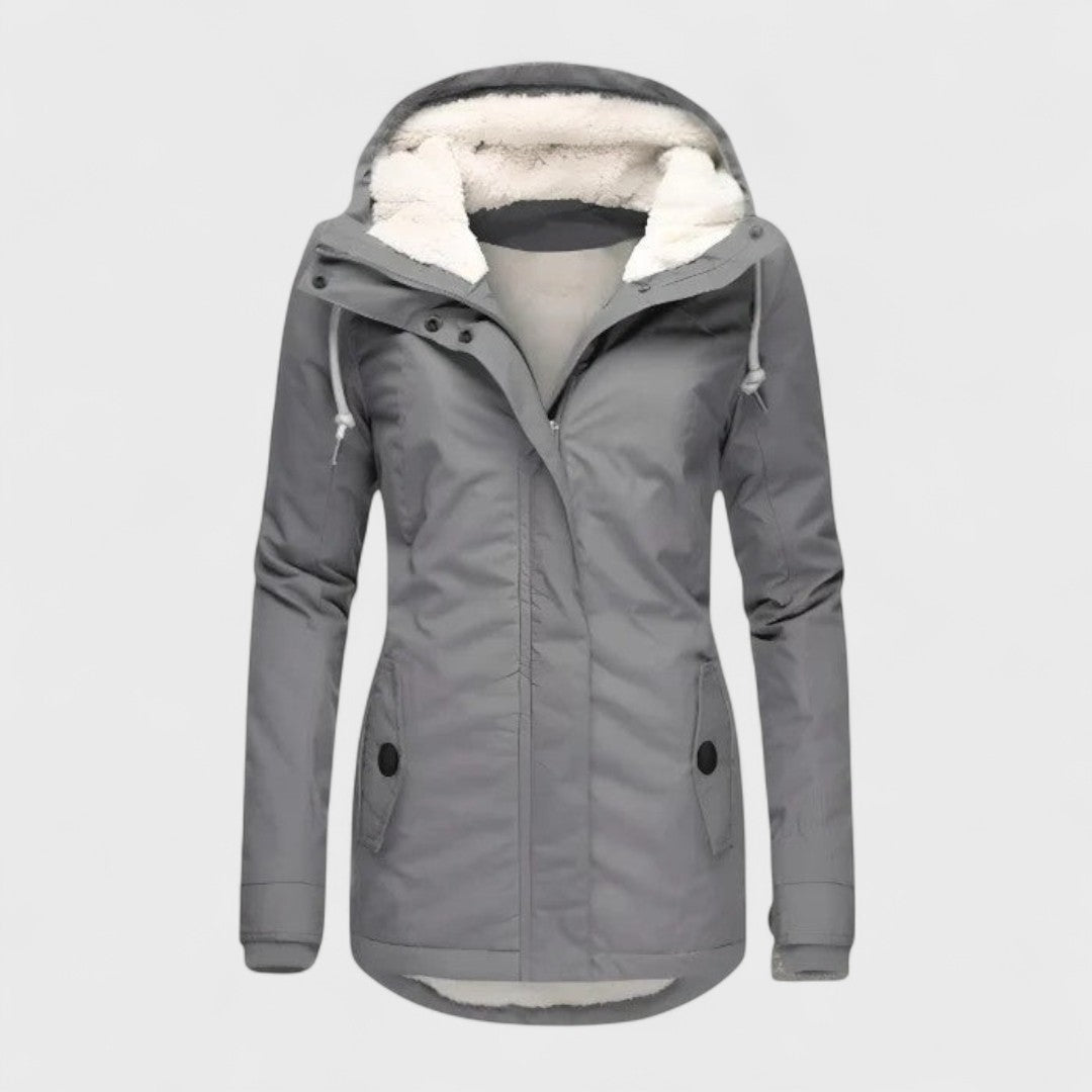 Amélie - Wasserfeste Winterjacke mit Kapuze