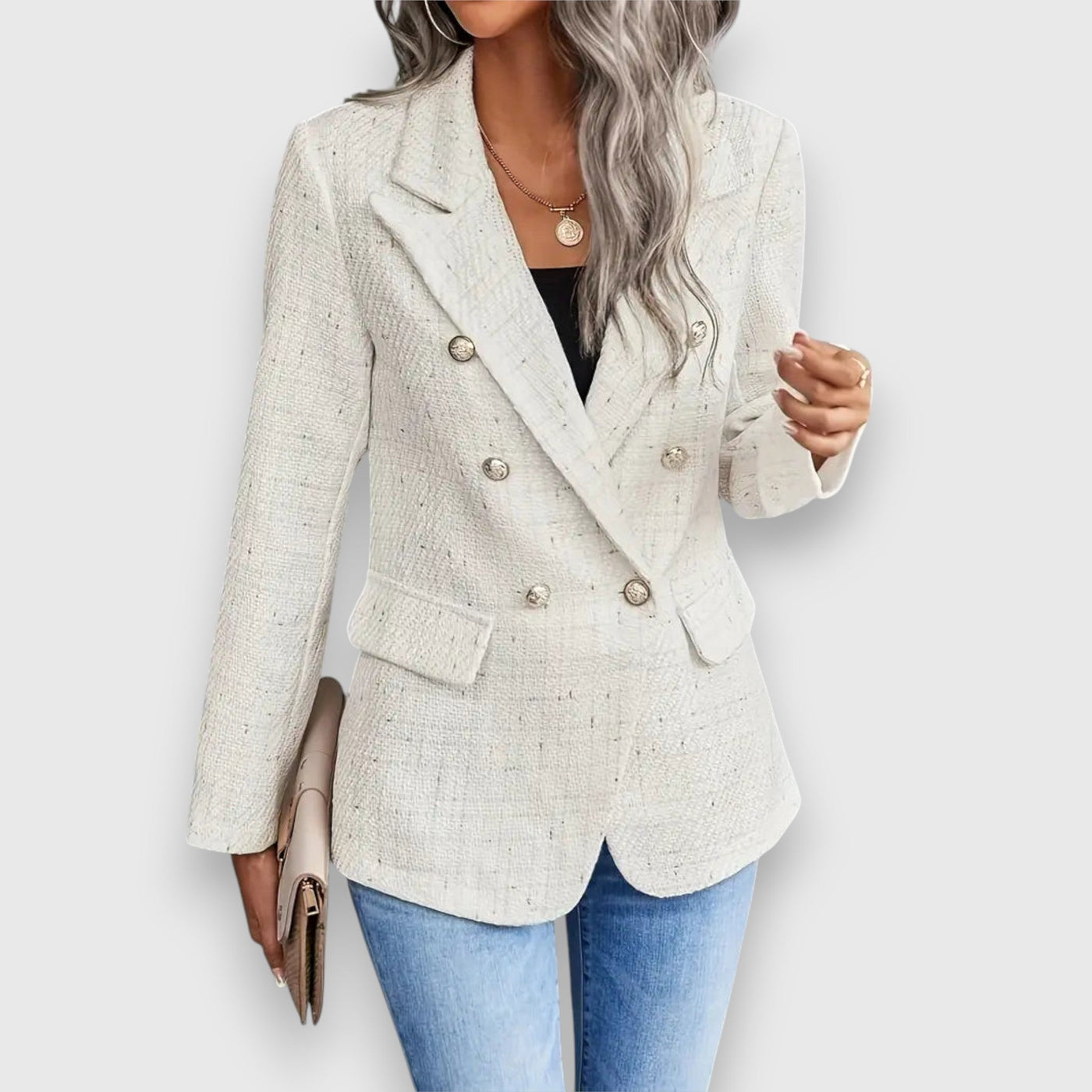 Zarela – Blazer aus Tweed für warme Tage