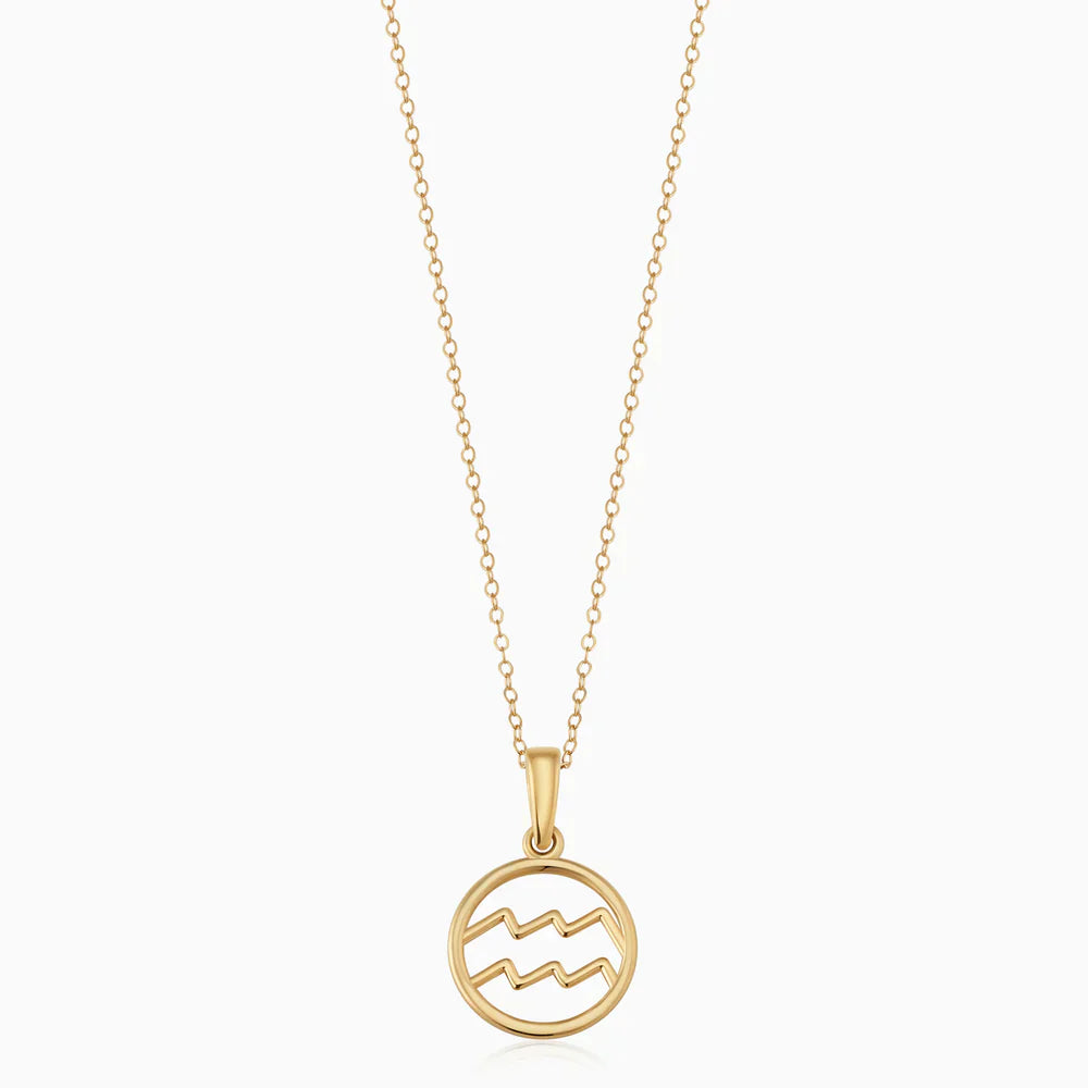 Rosalyette | Halskette mit Sternzeichen in 18k Gold