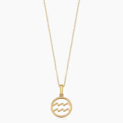Rosalyette | Halskette mit Sternzeichen in 18k Gold