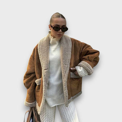Gina – Warme Jacke mit Fleece-Futter