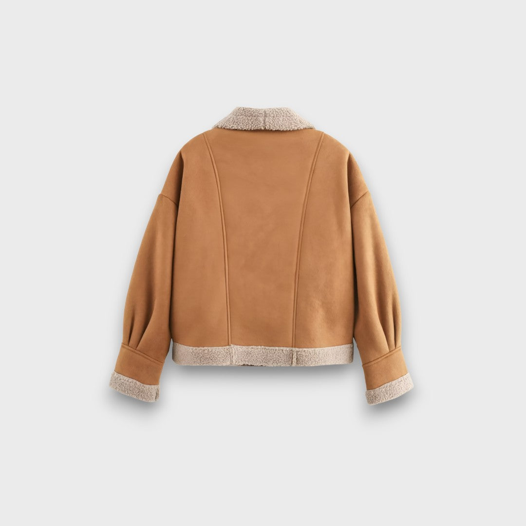 Gina – Warme Jacke mit Fleece-Futter