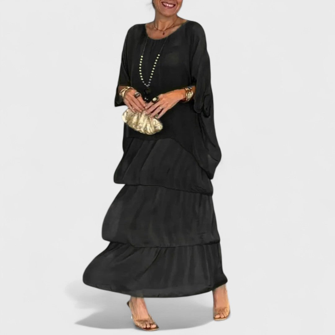 Nora - Elegantes Boho-Casualkleid aus Chiffon
