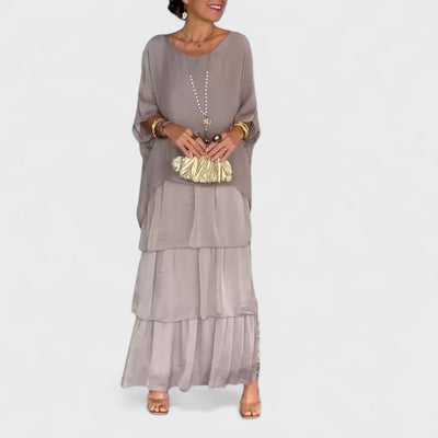 Nora - Elegantes Boho-Casualkleid aus Chiffon