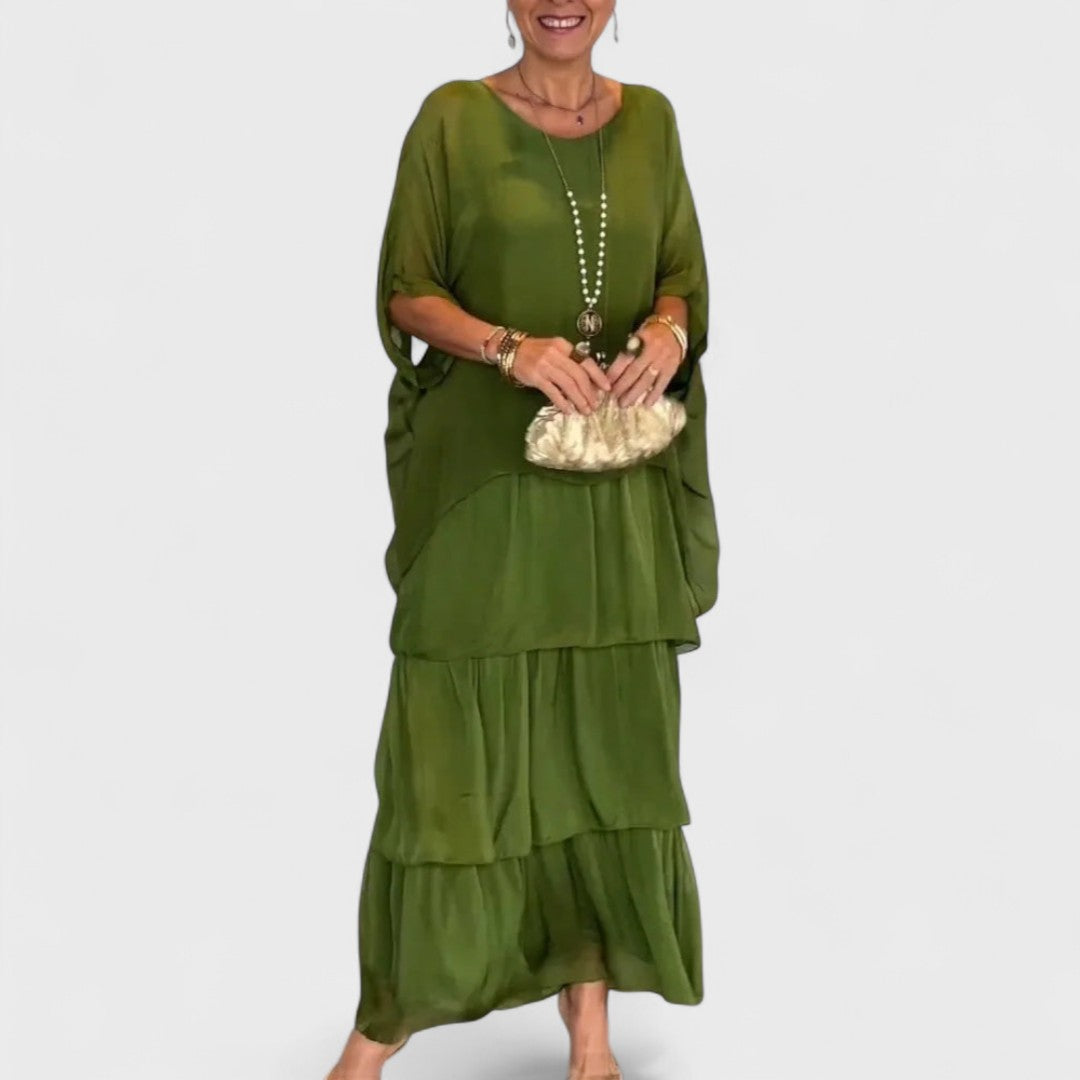 Nora - Elegantes Boho-Casualkleid aus Chiffon