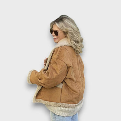 Gina – Warme Jacke mit Fleece-Futter