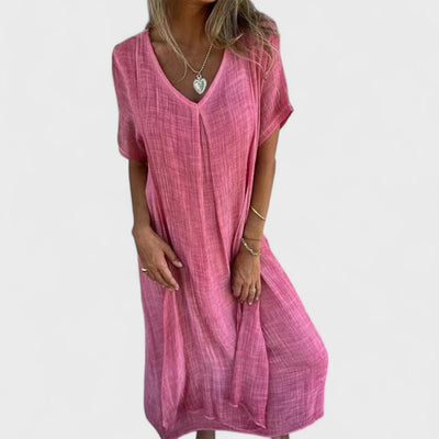 Naia - Kleid mit V-Ausschnitt