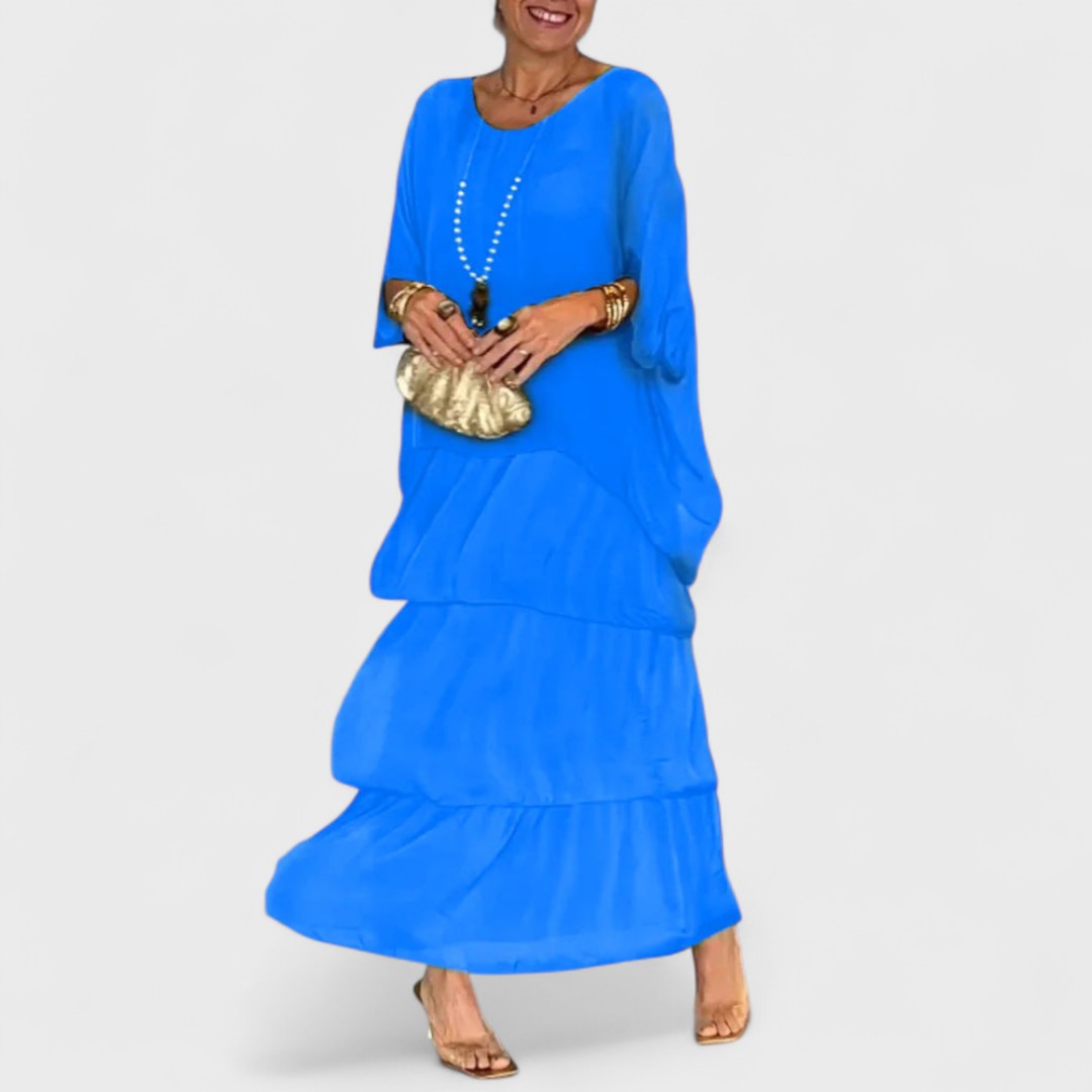 Nora - Elegantes Boho-Casualkleid aus Chiffon