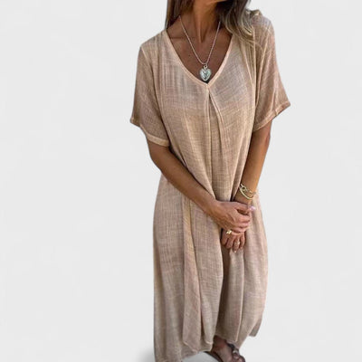 Naia - Kleid mit V-Ausschnitt