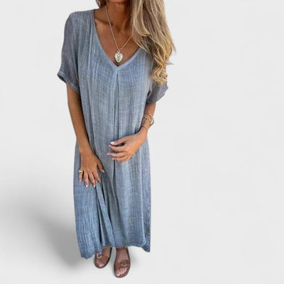Naia - Kleid mit V-Ausschnitt