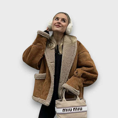 Gina – Warme Jacke mit Fleece-Futter